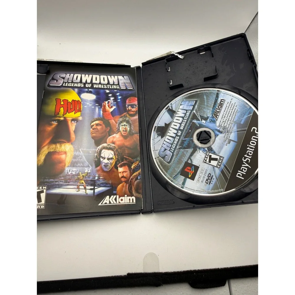Showdown Legends of Wrestling Sony PlayStation 2 PS2 Acclaim SLUS-21017 Complete